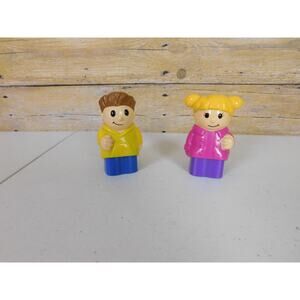 Mega Bloks Boy & Girl 3" inch First Builders Block Buddies Plastic Toy